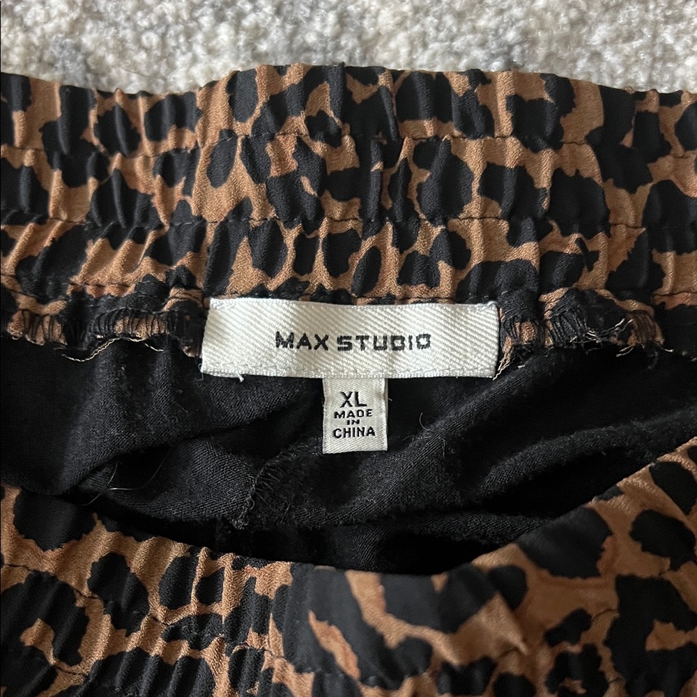 Max Studio Animal Print Midi Skirt - Picture 2 of 3
